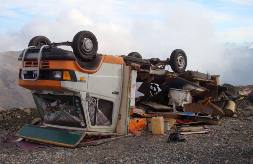 - Tempête Xynthia - Camping-car d'un saisonnier -   - Auteur : DDM - Évelyne Verdier - 