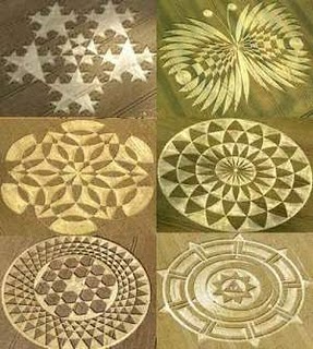 Planche de vignettes "crop circles" 