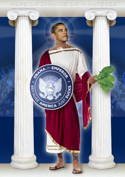 Président Barack Hussein Obama... empereur? 