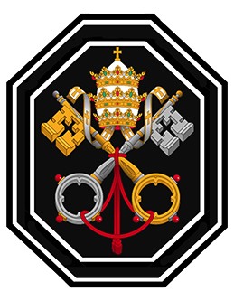 Blason vatican en deuil...