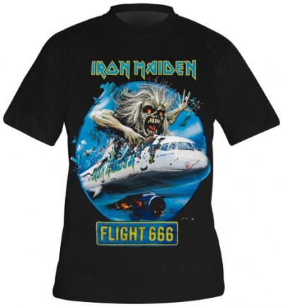 - "T-shirt" "Flight 666" du groupe Iron Maiden -