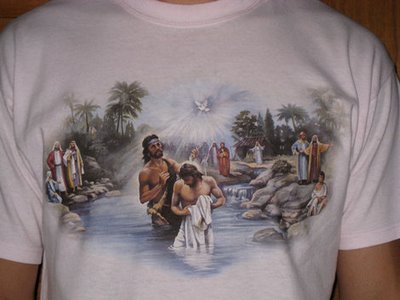 — T-shirt Baptême de Jésus dans les eaux du Jourdain —  