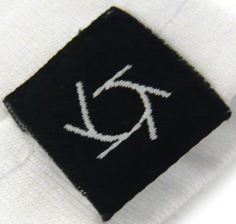 - 666 logo textile brodé -