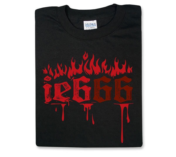 - "T-shirt" 666 sanglant - 