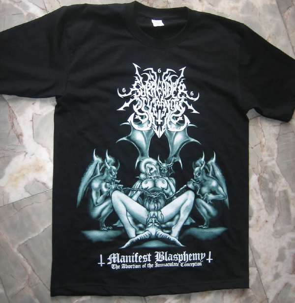 - "T-shirt" blasphème manifeste -