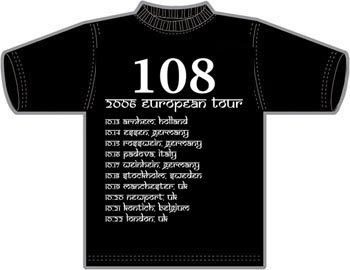 - "T-shirt" 108 Tour Européen 2006 -