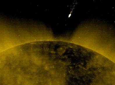objet à proximité du soleil