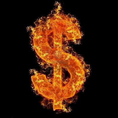 Dollar en feu