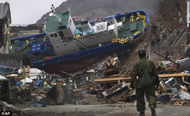 Etat des lieux après le passage du tsunami au Japon le 14 Mars 2011