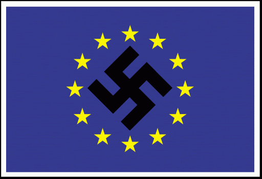 Photomontages Drapeaucalypse Européen et swastika