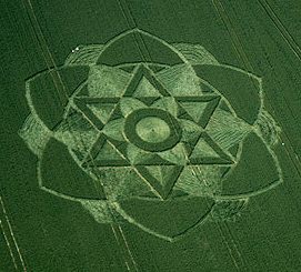 crop circle et étoiles