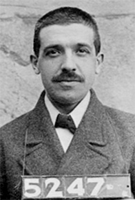 Photographie de Charles Ponzi en 1920