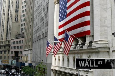 <vide>- Wall street à New York - USA -