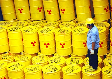 Stockage de déchets nucléaires Japonais déposés en urgence