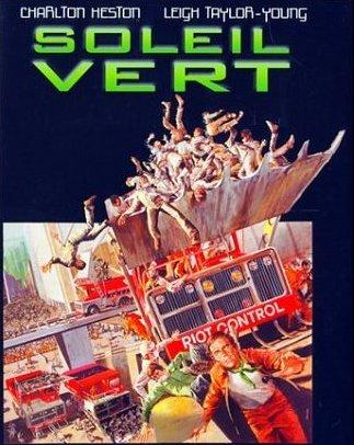 Film "soleil vert" (Soylent Green) réalisé par Richard Fleischer, sorti en 1973
