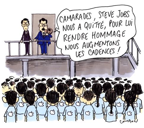 Dessin humoristique Steve Jobs