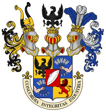 blason "Concordia Integritas Industria" du groupe Rothschild