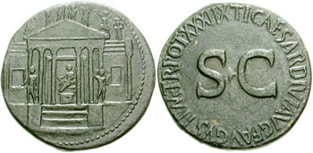 Sesterce de Tibère, vers 35-36, (Classical Numismatic Group)