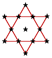 Présence de l'hexagramme suggéré par la Gloire du sceau occulte du Dollar US