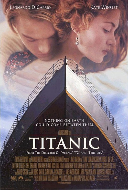 Affiche du film "Titanic" de James Cameron