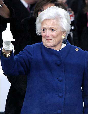 Barbara Bush, mère de G.W. Bush 