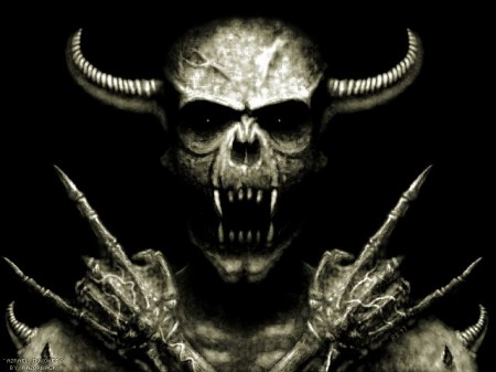 Double salut cornu satanique