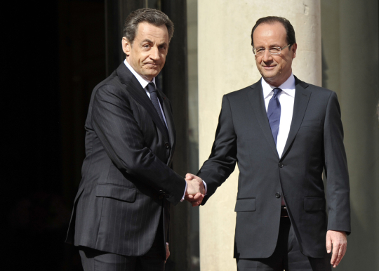 Capture d'écran: Transfert présidentiel du 15 mai 2012