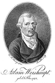 Portrait d'Adam Weishaupt