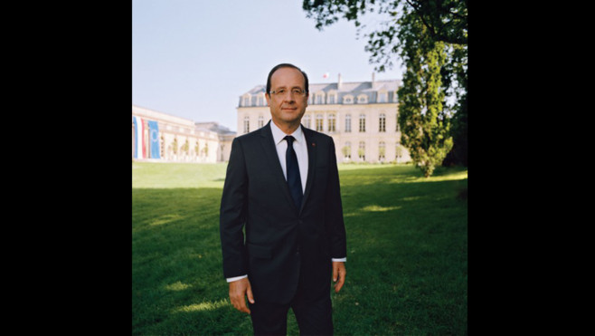 Photo officielle du portrait de F. Hollande