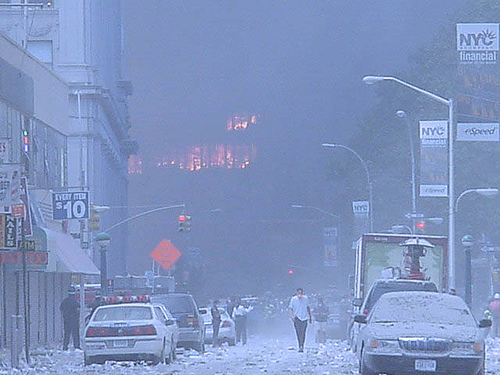 11 Septembre 2001 dans le quartier du WTC