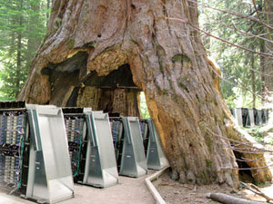 Photo-montage Super-ordinateur IBM/Sequoia