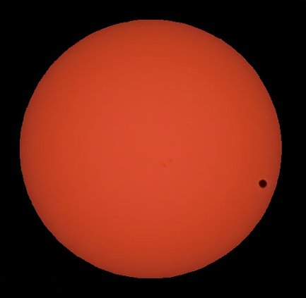 Transit de Vénus devant le soleil en 2004