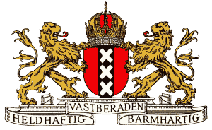 Blason d'Amsterdam et son XXX