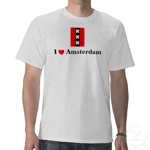 T-shirt: I love Amsterdam