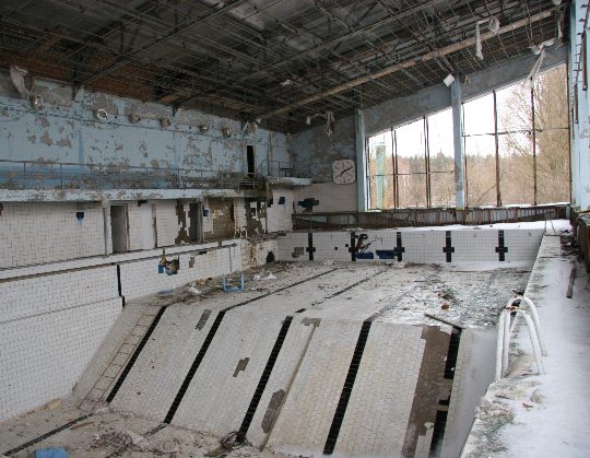 Pripyat côté piscine