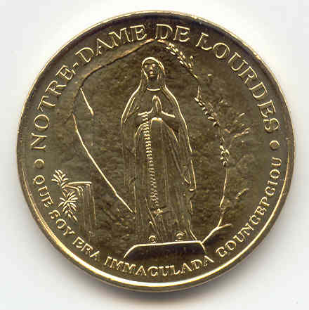 Médaille de Lourdes commémorative