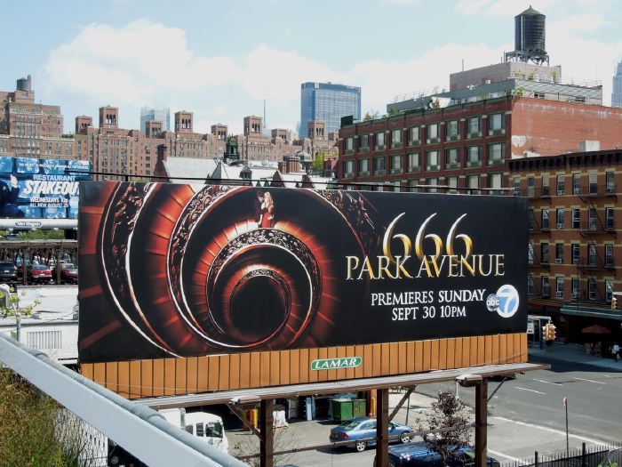 Affiches promotionnelles pour la sortie de "666, Park Avenue" 