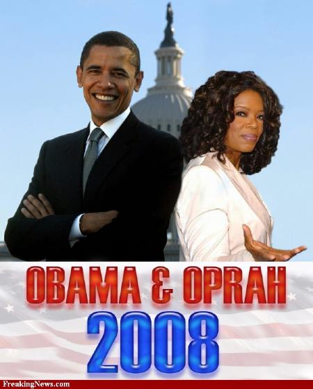 Barack Hussein Obama et Oprah Winfrey