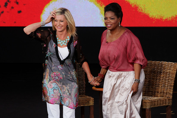 Oprah Winfey et Olivia Newton John