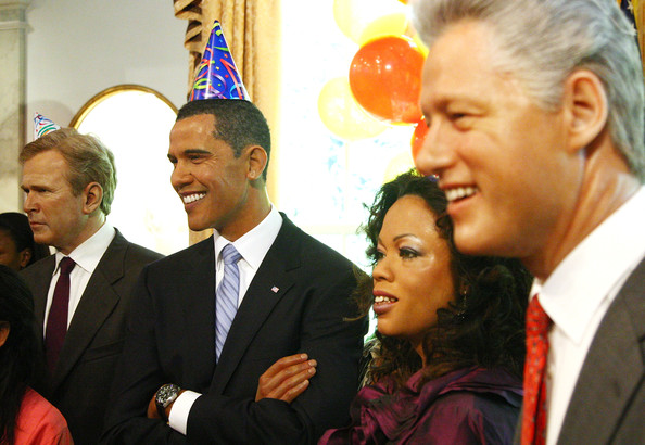 Figures de cire au musée Madame Tussauds'   George W Bush, Oprah Winfrey, Barack Obama, Bill Clinton,