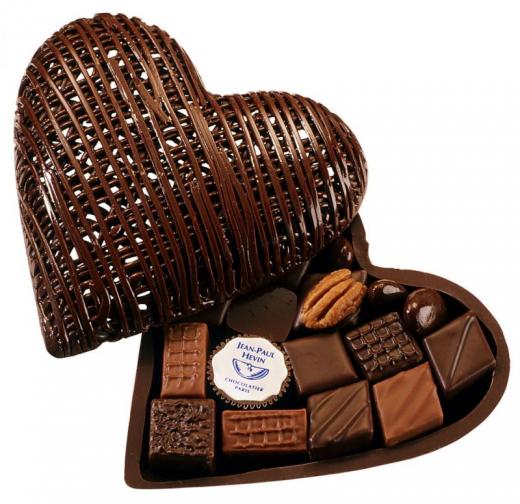 Boîte de chocolats spéciale "St Valentin"