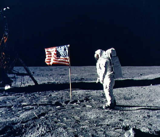"Alunissage" mission Apollo XI le 20 Juillet 1969 
