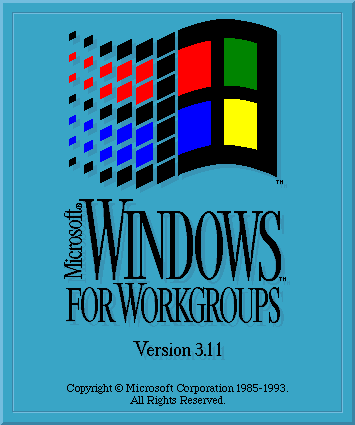 Ancien logo de Microsoft Windows 3.11