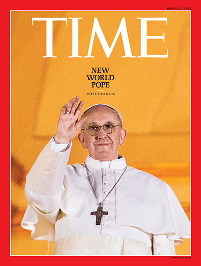Couverture du Time - Pape du Nouveau Monde