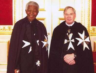 Nelson Mandela et L'Ordre de Malte