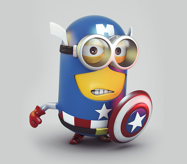 Minion Captain America