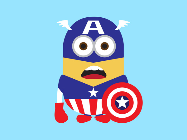 Minion Captain America