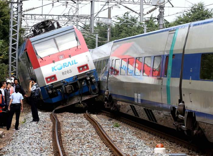 Accident de train Korail en Corée du Sud