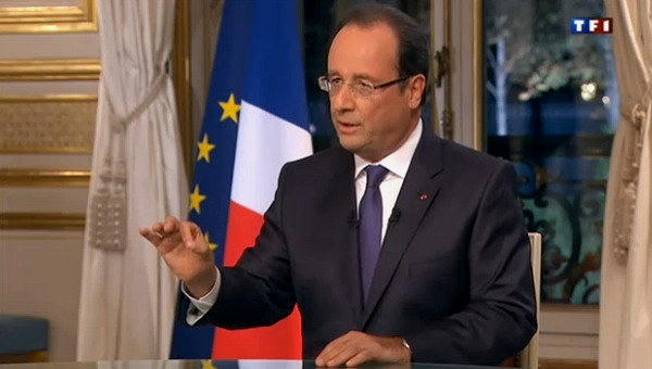 Signal digital 666  Interview de François Hollande avec Claire Chazal - 15 Septembre 2013 à Marigny - TF1