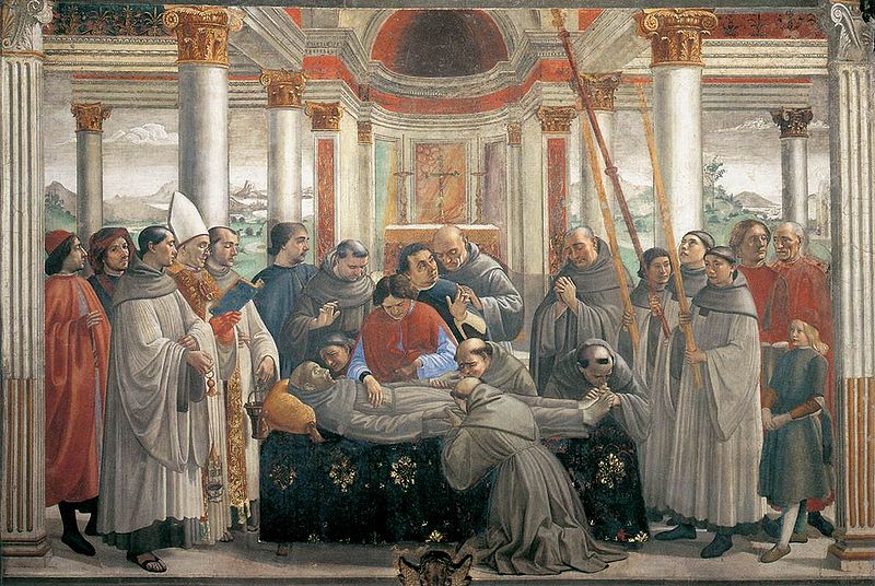 mort de St François d'Assise en 1226